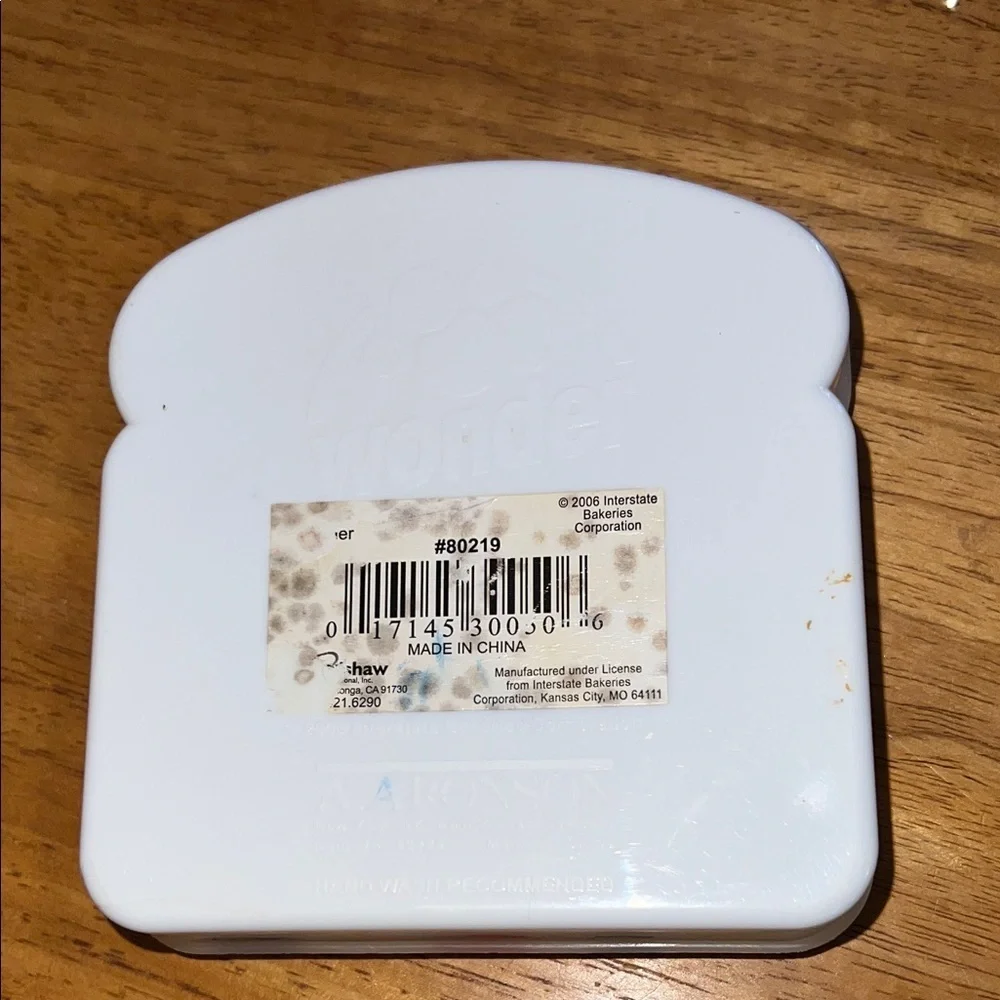 Wonder Bread white sandwich